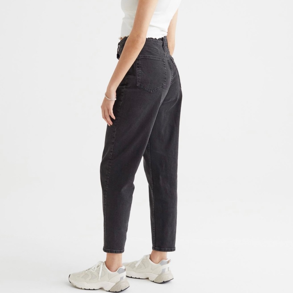 h&m high waisted mom jeans